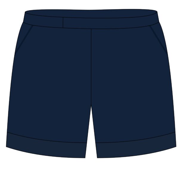 Bermuda blue shorts