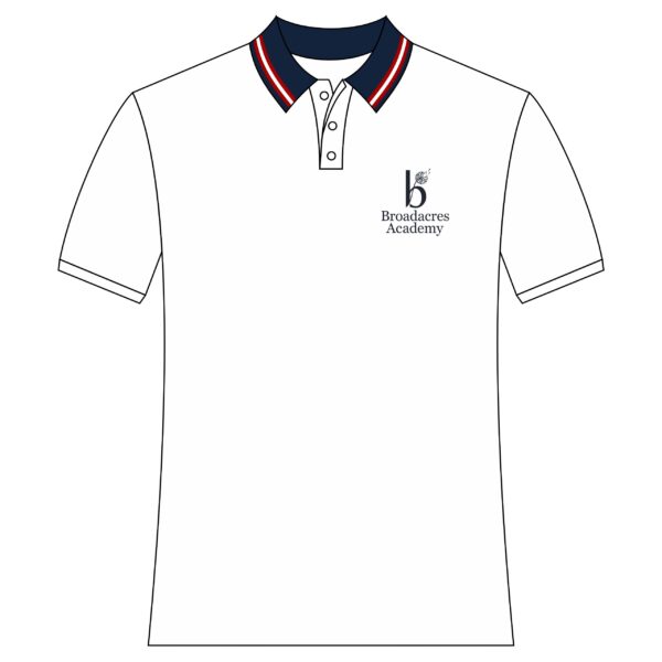 Boys badged golf shirt