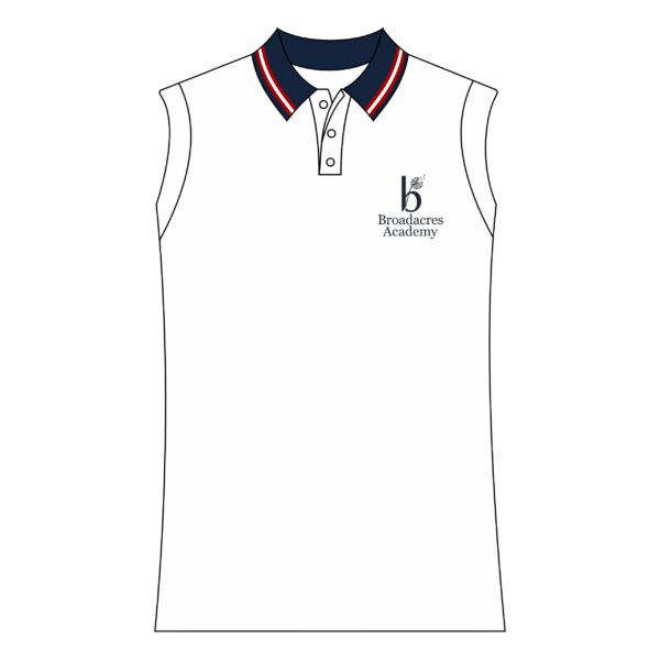 Girl badged golf shirt