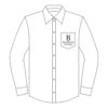 Long Sleeve plain button-up shirt - 13 yrs