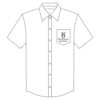 Short Sleeve badged button-up shirt - 11 yrs